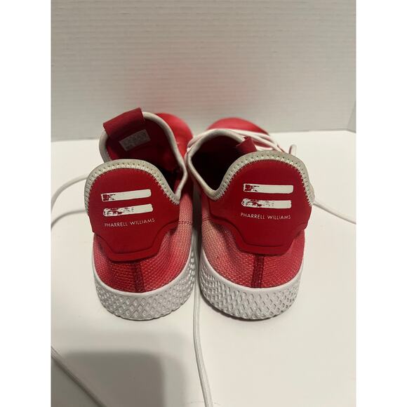 Adidas Pharrell Williams HU DA9615 Men Scarlet Cloud White Tennis Shoes Size 13 - Picture 2 of 4